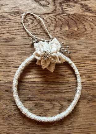 Boho wedding hessian shabby chic hanging decor, brand: unknown, condition: Very good, £2.50, £3.33 includes Buyer Protection