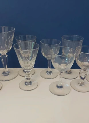 Lot de 9 verres anciens assortis – différents modèles, merk: Inconnu, staat: Goed, € 8,00, € 9,10 inclusief Kopersbescherming