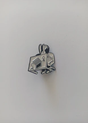 Pin's Fille énervée humour, condition: Very good, €3.00, €3.85 includes Buyer Protection Pro