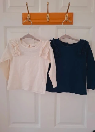 Primark baby girl bundle of 2 long-sleeved top 12-18 months, brand: Primark, condition: Very good, size: 12-18 months / 80 cm, €2.50, €3.33 includes Buyer Protection