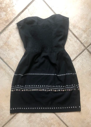 y2k black mini dress, marque: underground, état: Très bon état, taille: S / 36 / 8, 10,00 €, 11,20 € Protection acheteurs incluse