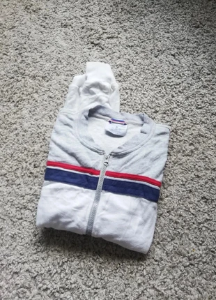 Sweat zippé Champion bicolore gris blanc bande tricolore taille M authentique, marque: Champion, état: Très bon état, taille: M, 12,99 €, 14,34 € Protection acheteurs incluse