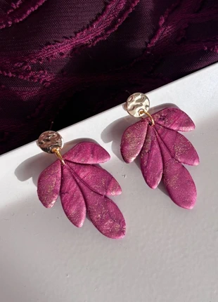 Bordeaux roze oorbellen, marca: trikobello, estado: Nuevo con etiquetas, 8,50 €, 9,63 € Protección al comprador incluida