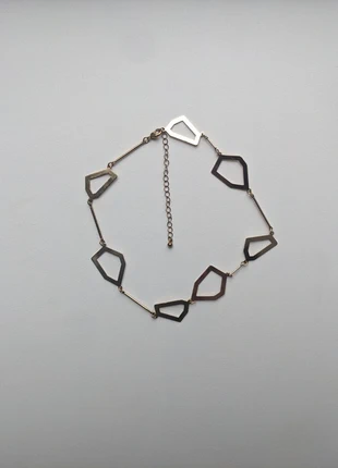 Gold geometric necklace, condition: New without tags, £2.50, £3.33 includes Buyer Protection