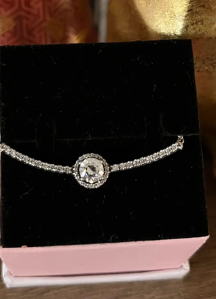 Collier Pandora 45 cm strass argent 925, marque: Pandora, état: Très bon état, 30,00 €, 32,20 € Protection acheteurs incluse