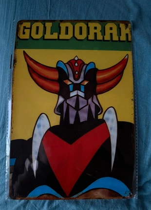 Plaque décoration goldorak . Métal, merk: Goldorak, staat: Nieuw met prijskaartje, € 6,00, € 7,00 inclusief Kopersbescherming