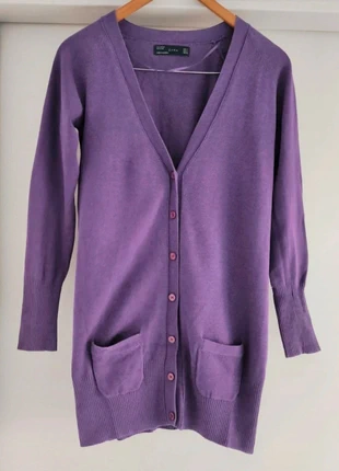 Cárdigan básico violeta de Zara, marque: Zara, état: Bon état, taille: M / 38 / 10, 5,00 €, 5,95 € Protection acheteurs incluse