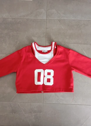 Sweat croptop, marque: Jennyfer, état: Très bon état, taille: S, 3,00 €, 3,85 € Protection acheteurs incluse