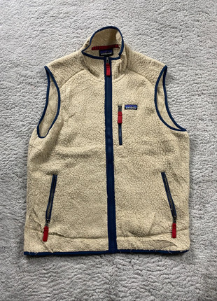 Veste Polaire sans manche patagonia Homme beige crème logo brodé / Taille L - 26, marque: Patagonia, état: Très bon état, taille: L, 65,00 €, 68,95 € Protection acheteurs incluse