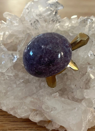 Tortue en lepidolite, marque: Lepidolite, état: Neuf sans étiquette, 10,00 €, 11,20 € Protection acheteurs incluse