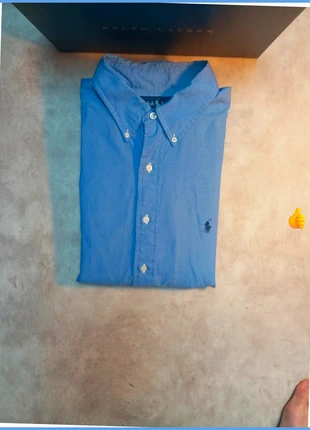 Chemise Ralph Lauren bleu logo brodé bleu pour homme taille L - cotton pimp ont Oxford, marque: Ralph Lauren, état: Neuf sans étiquette, taille: L, 39,00 €, 41,65 € Protection acheteurs (Pro) incluse