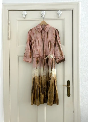 Vintage Kleid Seide (Batik), marque: Hallhuber, état: Très bon état, taille: S / 36 / 8, 28,00 €, 30,10 € Protection acheteurs incluse