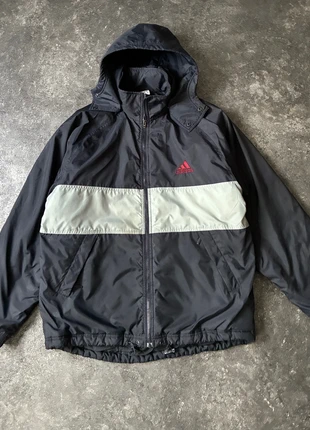 Veste Adidas vintage bleu marine et gris y2k style, marca: adidas, estado: Muito bom, tamanho: M, €35.00, €37.45 inclui Proteção do Comprador Pro