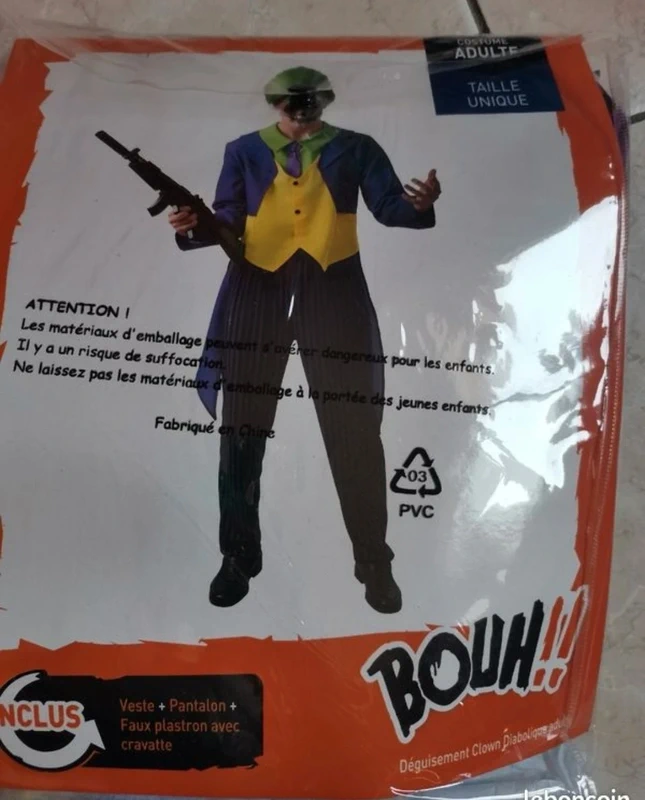 Déguisement homme taille unique - photo numéro 2