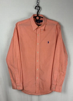 Ralph Lauren Men’s Orange Gingham Check Shirt Size M, marque: Ralph Lauren, état: Bon état, taille: M, 10,00 €, 11,20 € Protection acheteurs incluse