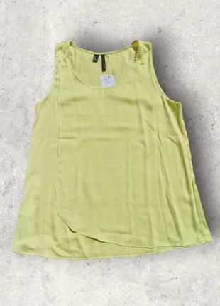Top débardeur fluide Mango neuf vert jaune taille M ou 38, marke: Mango, zustand: Neu, mit Etikett, größe: M / 38 / 10, 5,00 €, 5,95 € inklusive Vinted-Käuferschutz