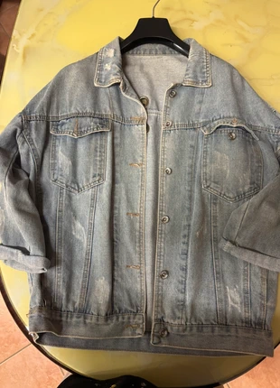 Giacca in Jeans, marca: Giacca, estado: Bom, tamanho: L / 40 / 12, €5.00, €5.95 inclui Proteção do Comprador