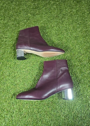 Bottines bordeaux à talons argentés Krack – Taille 39, marke: Krack, zustand: Sehr gut, größe: 39, 28,00 €, 30,10 € beinhaltet Vinted-Käuferschutz Pro