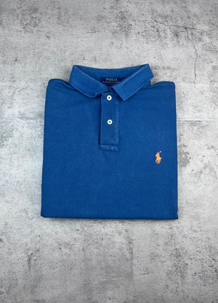 Polo Ralph Lauren | Taille L Homme | Bleu Logo Brodé Orange Coton | Très bon état POLOAR5, marque: Ralph Lauren, état: Très bon état, taille: L, 25,00 €, 26,95 € Protection acheteurs (Pro) incluse