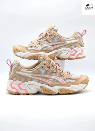 Sneakers Asics Gel Nandi - Taille 39,5 - Bon état - Blanc/Beige/Rose, brand: Asics, condition: Good, size: 39.5, €45.00, €47.95 includes Buyer Protection Pro