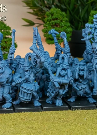 Cave Orcs, marca: Highlands Miniatures, estado: Muy bueno, 15,00 €, 16,45 € Protección al comprador incluida