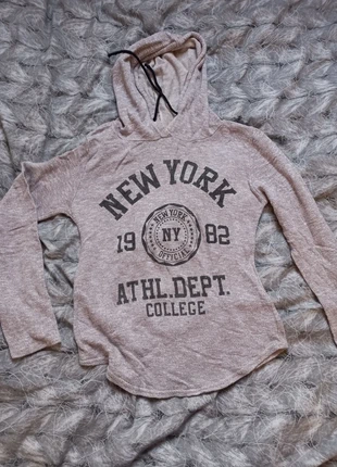 Sweat fin à capuche NY, condition: Very good, size: S / 36 / 8, €3.00, €3.85 includes Buyer Protection