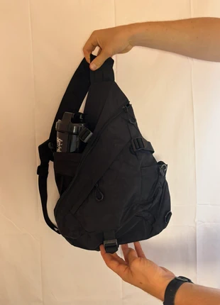 Sac à bandoulière sling bag noir japan style, brand: Japan Style, condition: Very good, €28.00, €30.10 includes Buyer Protection Pro