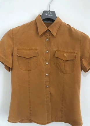 Burberry short sleeve shirt - size 44 - beige, marque: Burberry, état: Très bon état, taille: L / 40 / 12, 10,00 €, 11,20 € Protection acheteurs incluse