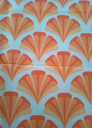 Coupon tissu coquillage style rétro polyester, marque: TISSU, état: Très bon état, 4,00 €, 4,90 € Protection acheteurs (Pro) incluse