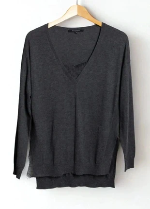 Pull fin gris dentelle Tara Jarmon Taille S, brand: Tara Jarmon, condition: Very good, size: S / 36 / 8, €65.00, €68.95 includes Buyer Protection