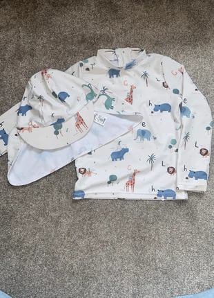 UPF 40+ swim top and cap long sleeve, brand: George at ASDA, condition: Very good, size: 24-36 months / 92 cm, £2.00, £2.46 includes Buyer Protection