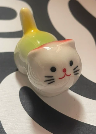 Kawaii Ceramic Lucky Cat Chopstick Holder Ornament Japanese Style, brand: NO LABEL, condition: New without tags, £3.20, £4.06 includes Buyer Protection