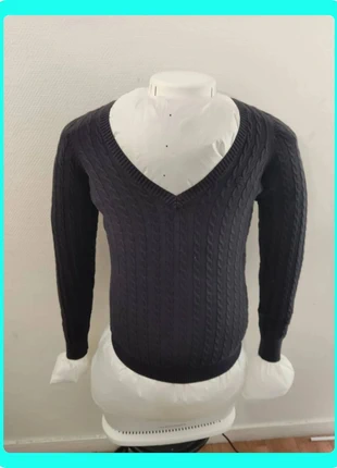 🎁 Pull Col V torsadé Lacoste Femme Noir 🎁, marca: Lacoste, estado: Bueno, tamaño: S / 36 / 8, 13,00 €, 14,35 € Protección al comprador incluida