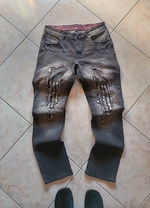 Jeans strappato Rock Rebel con dettagli, marque: Rock Rebel, état: Très bon état, taille: W38 | FR 48, 18,90 €, 20,55 € Protection acheteurs incluse