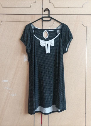 robe noir à pois blancs 40/42 à part ça à ruban blanc au décolleté manches bouffantes femme, brand: A Part Ca, condition: New without tags, size: XXL / 44 / 16, €10.00, €11.20 includes Buyer Protection