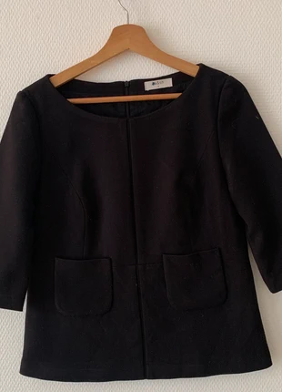 Blouse noire Ba&sh manches 3/4 chic intemporelle taille 36, marca: Ba&sh, estado: Muy bueno, tamaño: S / 36 / 8, 38,00 €, 40,60 € Protección al comprador incluida