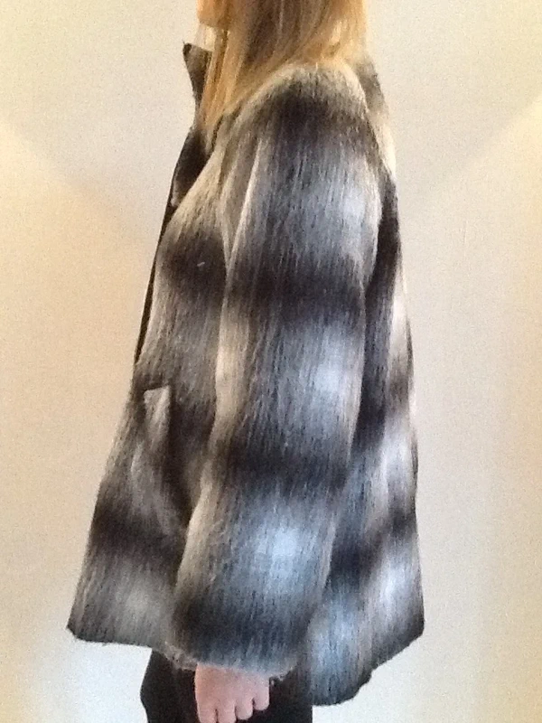 Manteau, veste à carreaux - Gris - taille 36/38 - photo numéro 7