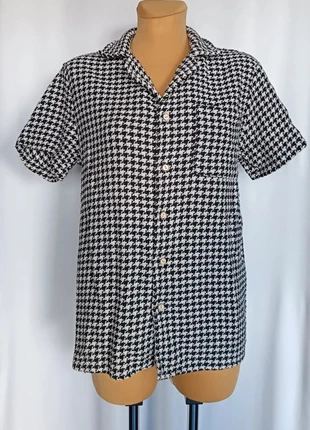 Gilet noir et blanc motif pied-de-poule poche poitrine Frilivin Taille 36 - G4, marque: Frilivin, état: Bon état, taille: S / 36 / 8, 5,00 €, 5,95 € Protection acheteurs (Pro) incluse