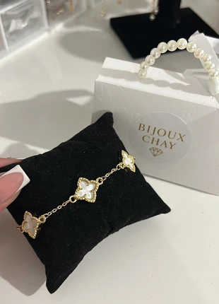 Bracelet trèfle blanc, brand: Femme, condition: New without tags, €8.00, €9.10 includes Buyer Protection Pro