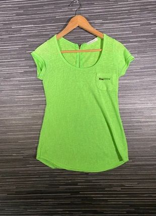 Tee-shirt Summer Hill – Vert fluo – Taille 36/38, brand: Summer Hill, condition: Very good, size: S / 36 / 8, €5.00, €5.95 includes Buyer Protection