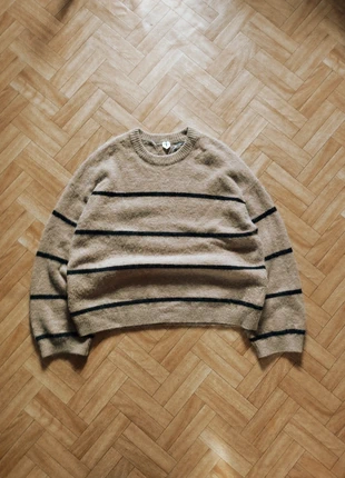 Sweat pull laine mohair arket beige et noir femme taille S, marke: ARKET, zustand: Sehr gut, größe: S / 36 / 8, 60,00 €, 63,70 € inklusive Vinted-Käuferschutz