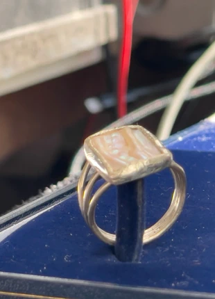 "Usipetres" Handmade silver sterling 925 ring with Akoya Pearl, marque: Handmade, état: Neuf avec étiquette, taille: 16,9 mm, 70,00 €, 74,20 € Protection acheteurs incluse