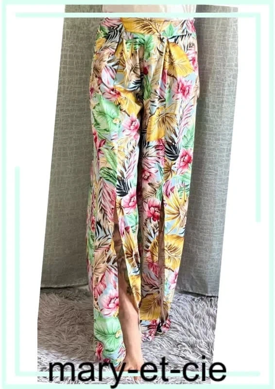 SOLDE - Pantalon fluide taille élastique taille S - photo numéro 3