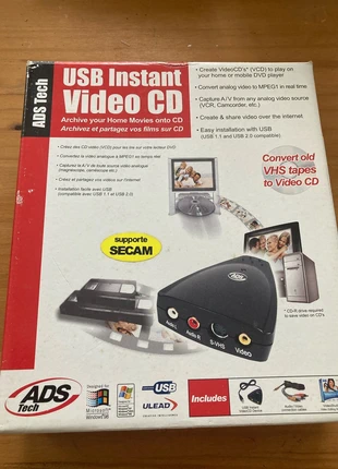 Convertisseur videoCD, marque: ADS, état: Très bon état, 15,00 €, 16,45 € Protection acheteurs incluse