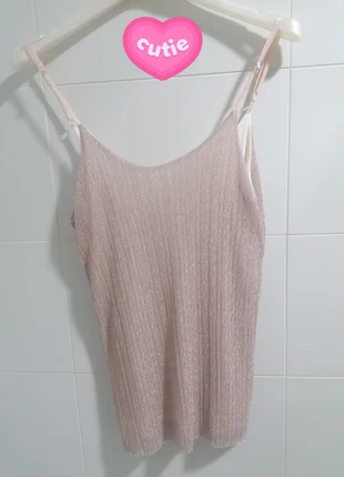 Top brillante rosa plateado S hazme oferta, marque: Made In Italy, état: Très bon état, taille: S / 36 / 8, 11,99 €, 13,29 € Protection acheteurs incluse