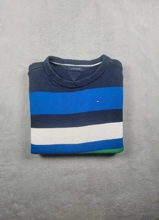 Pull Col Rond Tommy Hilfiger Rayures Taille M Femme Logo Brodé Coton Très Bon État #110, marca: Tommy Hilfiger, estado: Muy bueno, tamaño: M / 38 / 10, 14,99 €, 16,44 € Protección al comprador Pro incluida