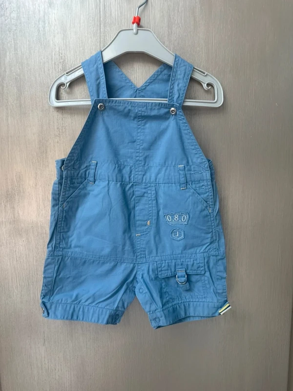 Salopette short Jacadi 12 mois bleu - photo numéro 3