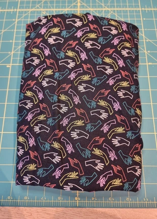 Hands print cotton ruby star society fabric remnant, brand: Ruby Star Society, condition: New with tags, £10.00, £11.20 includes Buyer Protection