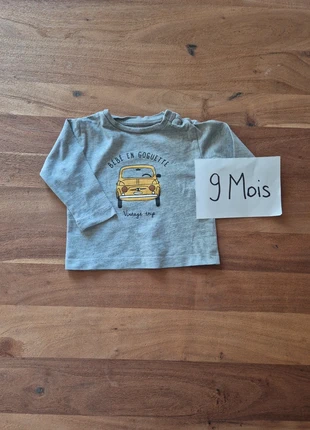 T-shirt manches longues, marke: Bout'chou, zustand: Sehr gut, größe: 6-9 Monate / 68, 3,00 €, 3,85 € inklusive Vinted-Käuferschutz