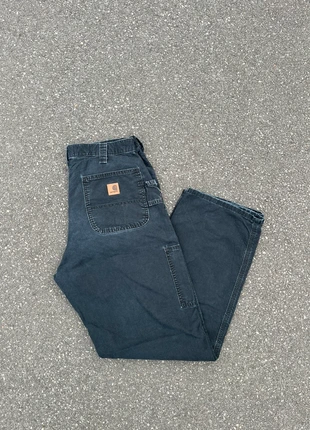 Pantalon carhartt B151 BLK single knee workwear baggy sunfaded vintage - Taille 34x32, brand: Carhartt, condition: Very good, size: W34, €35.00, €37.45 includes Buyer Protection Pro